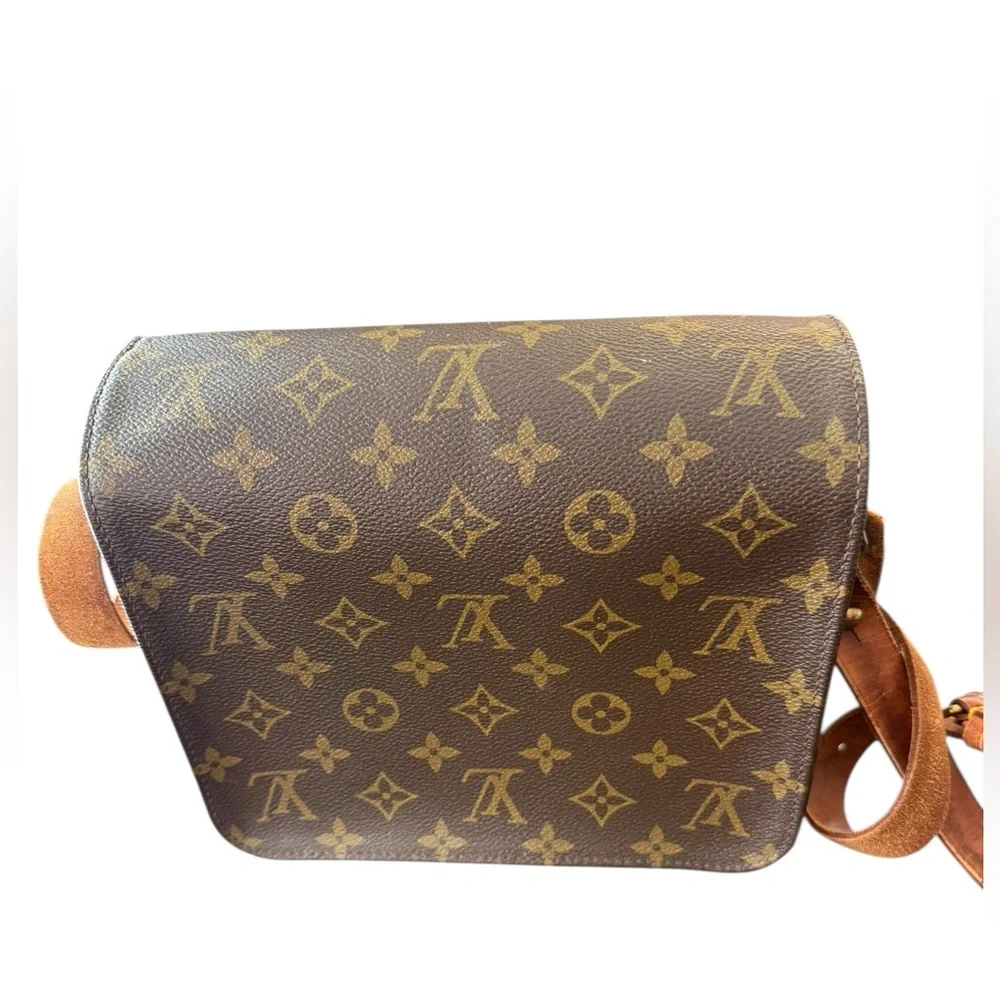 Vintage Louis Vuitton Monogram Cartouchière-Style Flap Crossbody- see Callouts - Picture 2 of 15